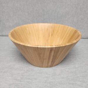 Large Natural Bamboo Bowl
